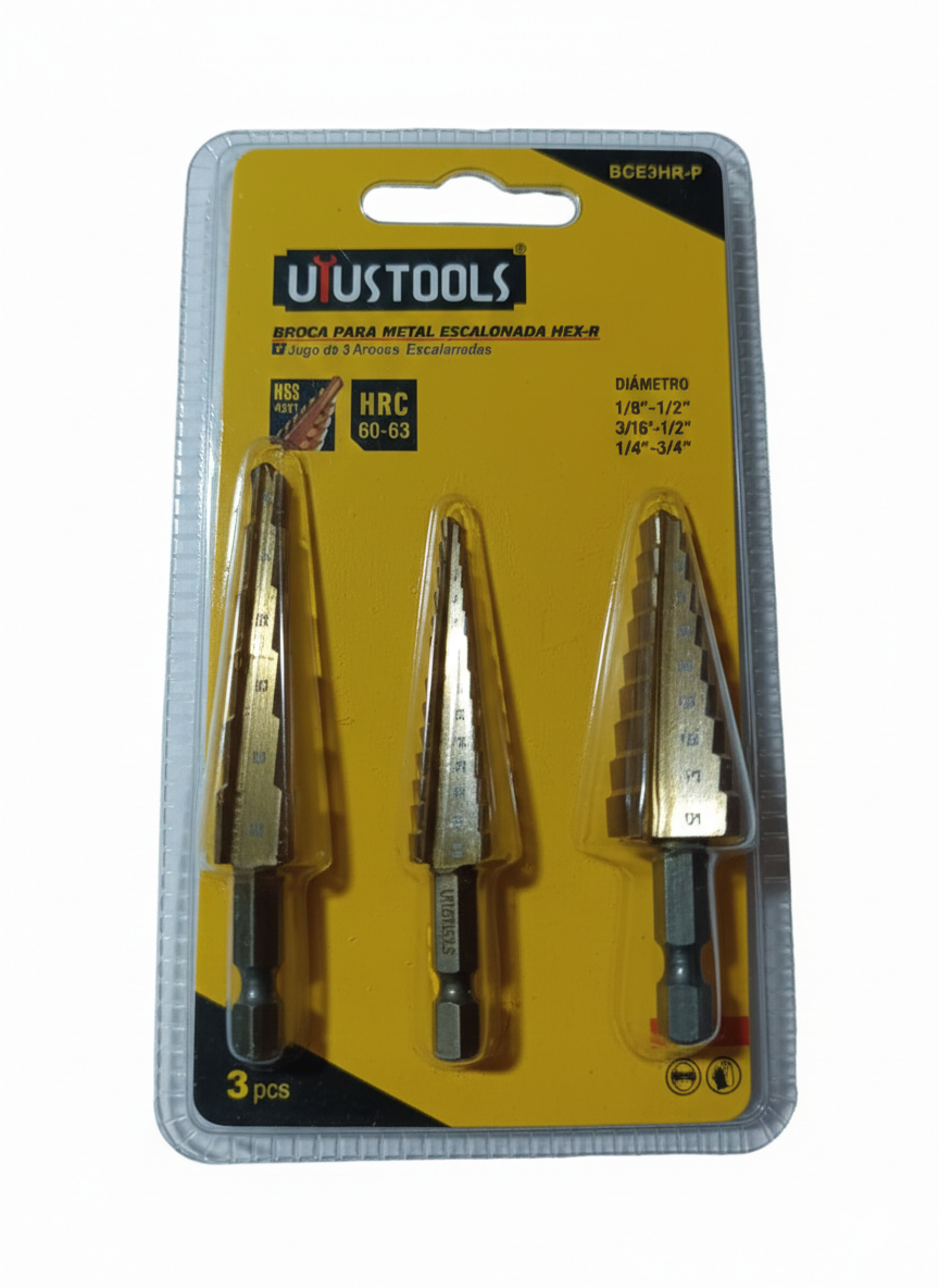 Set de Brocas Escalonadas BCE3HR-P