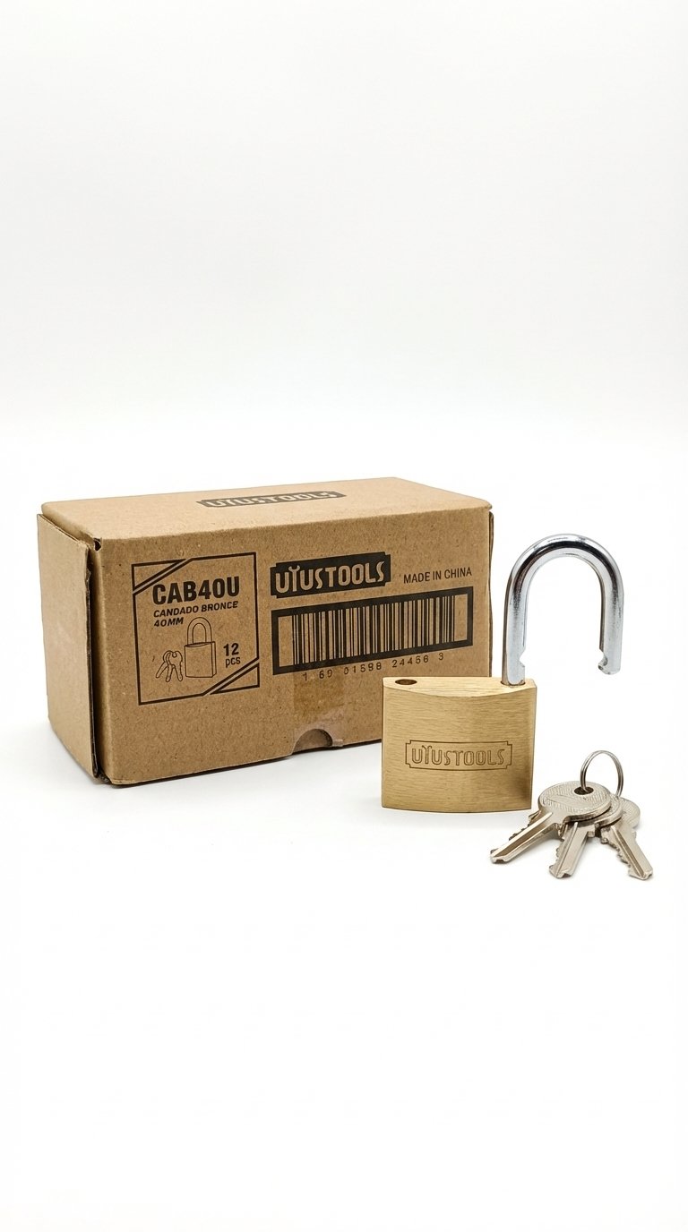 CANDADO DE BRONCE UYUSTOOLS 40 MM