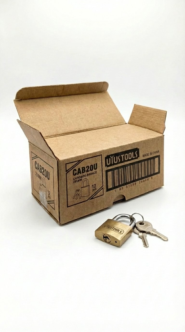 CANDADO DE BRONCE UYUSTOOLS 20 MM