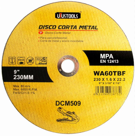 DCM509 – DISCO CORTA METAL 230MM